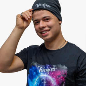 Beanie with embroidered Temper Logo